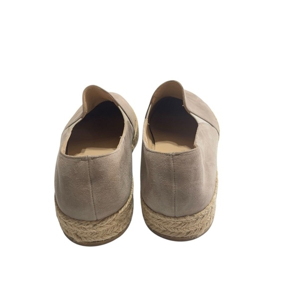 Stuart Weitzman Nugal Napa Espadrille Slip on Sneaker Size 9M Tan Suede - Picture 5 of 10